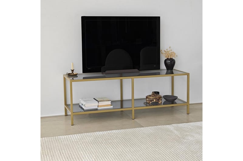 Tv-taso Basico 130 cm - Kulta - Huonekalut - TV- & Mediakalusteet - Tv taso & Mediataso
