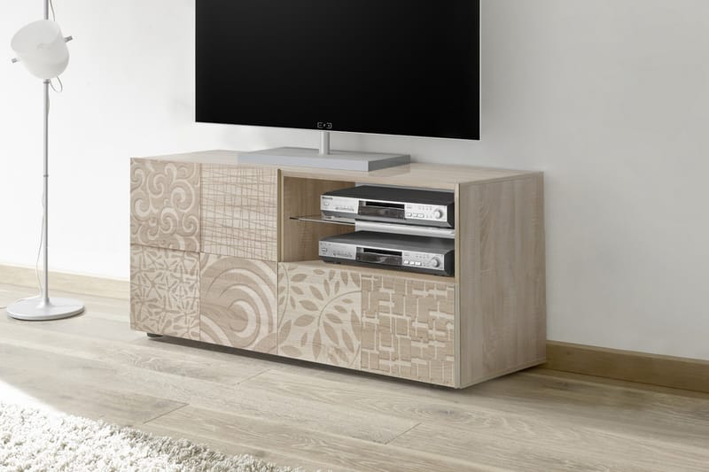 TV-taso Bayoner 122 cm - Ruskea - Huonekalut - TV- & Mediakalusteet - Tv taso & Mediataso