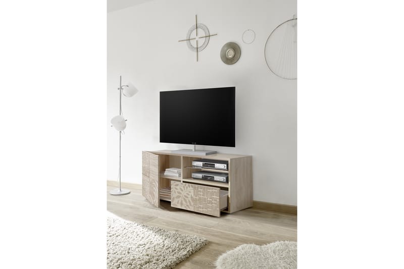 TV-taso Bayoner 122 cm - Ruskea - Huonekalut - TV- & Mediakalusteet - Tv taso & Mediataso