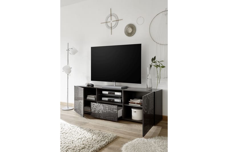 TV-taso Bayoner 181 cm - Harmaa - Huonekalut - TV- & Mediakalusteet - Tv taso & Mediataso