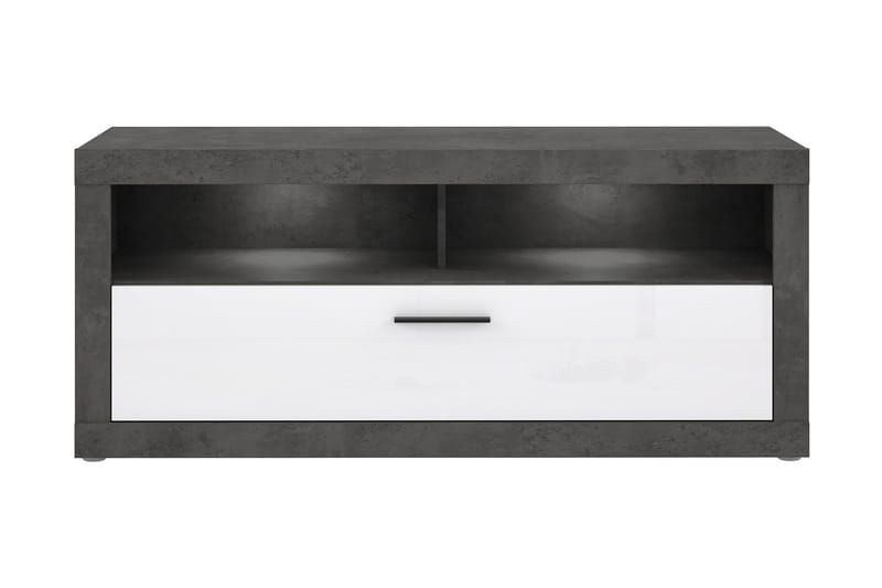 TV-taso Belchin 138 cm - Harmaa/Valkoinen - Huonekalut - TV- & Mediakalusteet - Tv taso & Mediataso