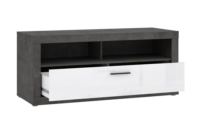 TV-taso Belchin 138 cm - Harmaa/Valkoinen - Huonekalut - TV- & Mediakalusteet - Tv taso & Mediataso