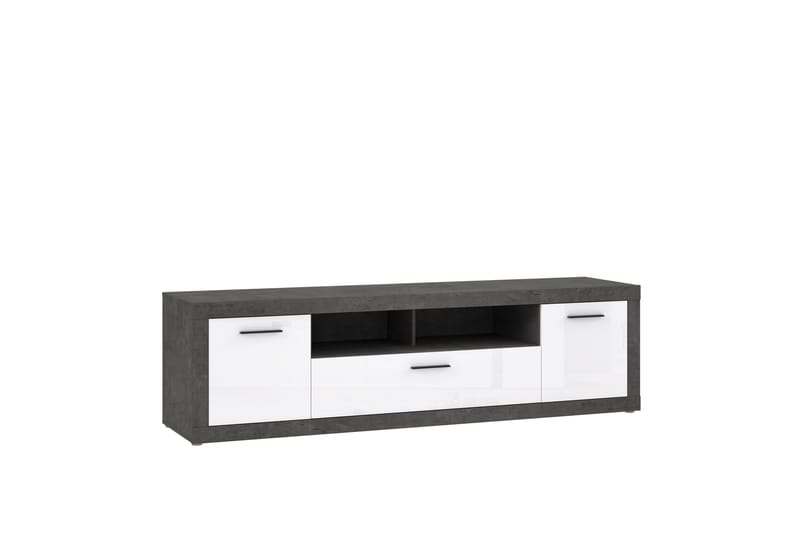 TV-taso Belchin 213 cm - Harmaa/Valkoinen - Huonekalut - TV- & Mediakalusteet - Tv taso & Mediataso