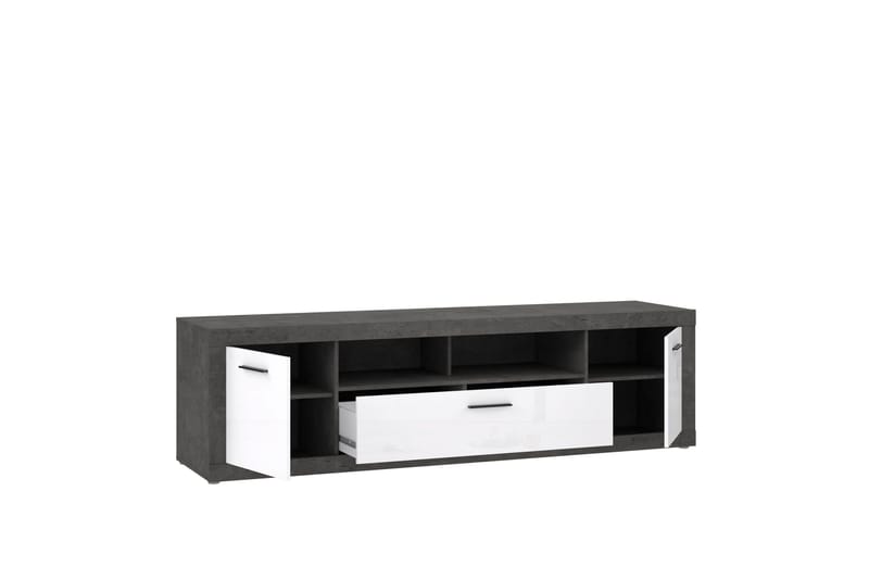 TV-taso Belchin 213 cm - Harmaa/Valkoinen - Huonekalut - TV- & Mediakalusteet - Tv taso & Mediataso