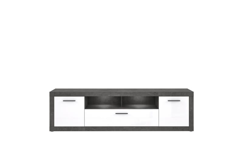 TV-taso Belchin 213 cm - Harmaa/Valkoinen - Huonekalut - TV- & Mediakalusteet - Tv taso & Mediataso