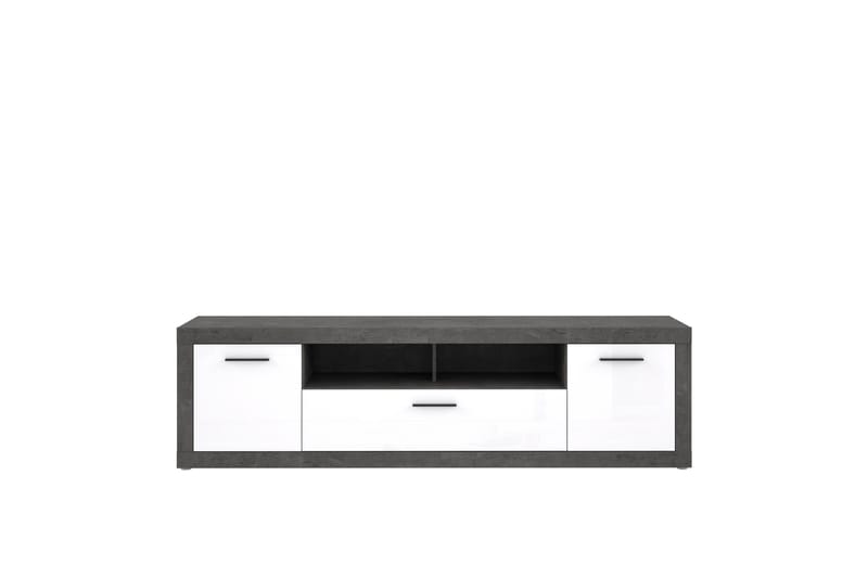 TV-taso Belchin 213 cm - Harmaa/Valkoinen - Huonekalut - TV- & Mediakalusteet - Tv taso & Mediataso
