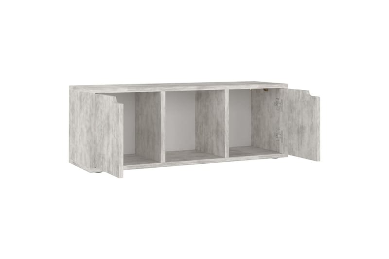 TV-taso betoni 88,5x27,5x30,5 cm lastulevy - Harmaa - Huonekalut - TV- & Mediakalusteet - Tv taso & Mediataso