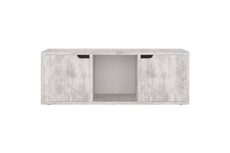 TV-taso betoni 88,5x27,5x30,5 cm lastulevy - Harmaa - Huonekalut - TV- & Mediakalusteet - Tv taso & Mediataso