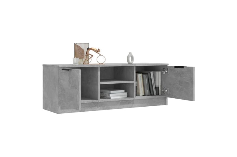 TV-taso betoninharmaa 102x35x36,5 cm tekninen puu - Harmaa - Huonekalut - TV- & Mediakalusteet - Tv taso & Mediataso