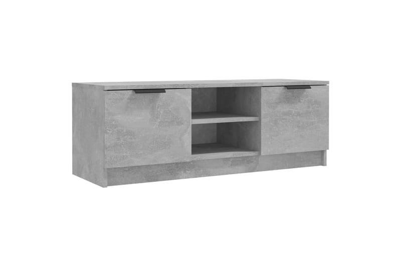 TV-taso betoninharmaa 102x35x36,5 cm tekninen puu - Harmaa - Huonekalut - TV- & Mediakalusteet - Tv taso & Mediataso