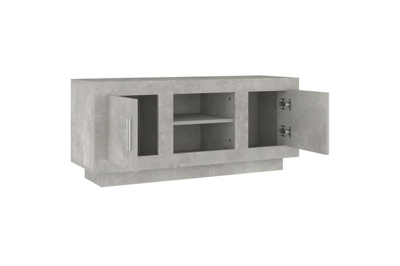 TV-taso betoninharmaa 102x35x45 cm tekninen puu - Harmaa - Huonekalut - TV- & Mediakalusteet - Tv taso & Mediataso