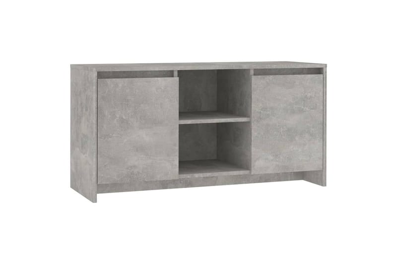 TV-taso betoninharmaa 102x37,5x52,5 cm lastulevy - Harmaa - Huonekalut - TV- & Mediakalusteet - Tv taso & Mediataso