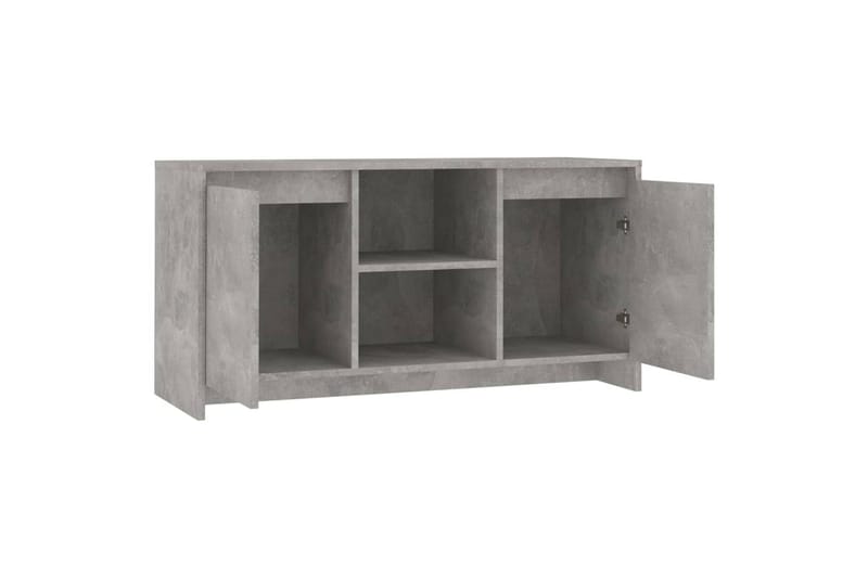 TV-taso betoninharmaa 102x37,5x52,5 cm lastulevy - Harmaa - Huonekalut - TV- & Mediakalusteet - Tv taso & Mediataso