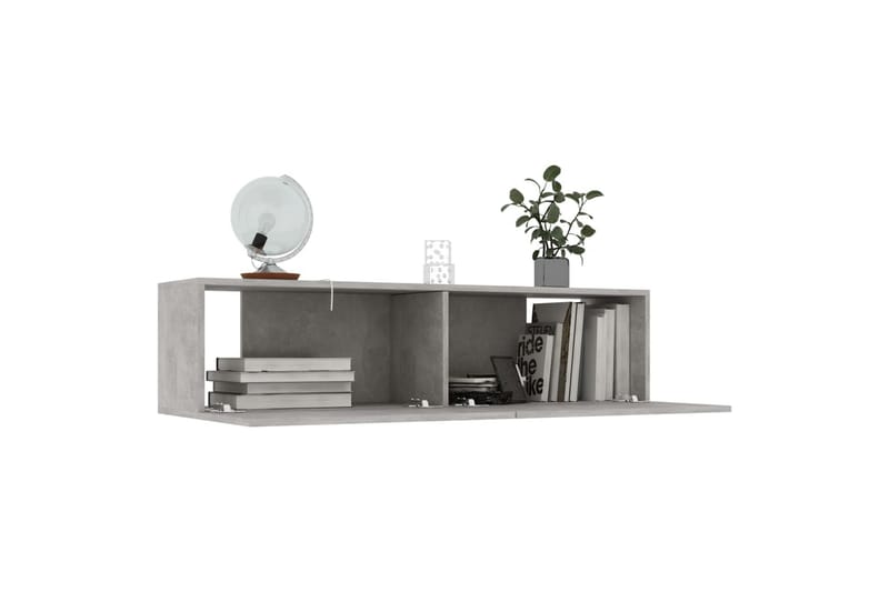 TV-taso betoninharmaa 120x30x30 cm lastulevy - Huonekalut - TV- & Mediakalusteet - Tv taso & Mediataso