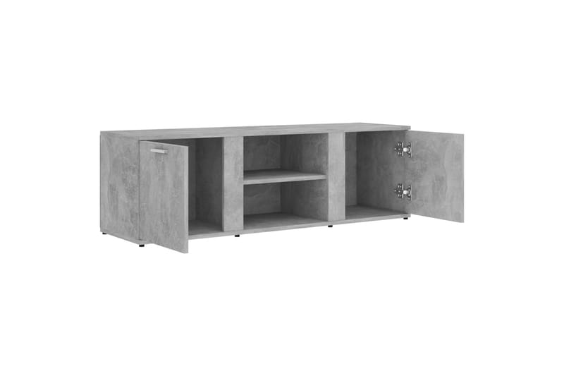 TV-taso betoninharmaa 120x34x37 cm lastulevy - Harmaa - Huonekalut - TV- & Mediakalusteet - Tv taso & Mediataso