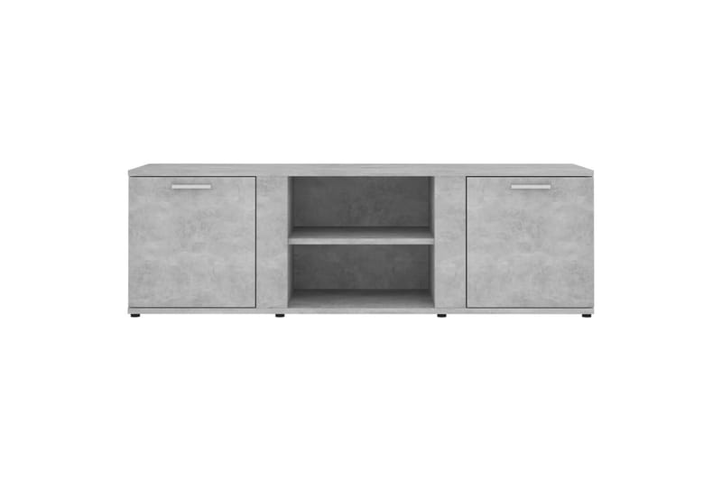 TV-taso betoninharmaa 120x34x37 cm lastulevy - Harmaa - Huonekalut - TV- & Mediakalusteet - Tv taso & Mediataso