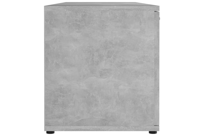 TV-taso betoninharmaa 120x34x37 cm lastulevy - Harmaa - Huonekalut - TV- & Mediakalusteet - Tv taso & Mediataso