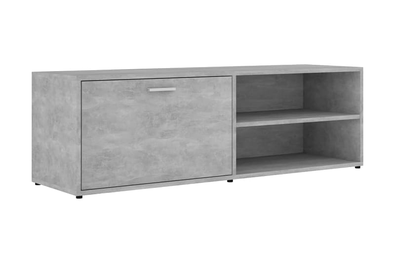TV-taso betoninharmaa 120x34x37 cm lastulevy - Harmaa - Huonekalut - TV- & Mediakalusteet - Tv taso & Mediataso