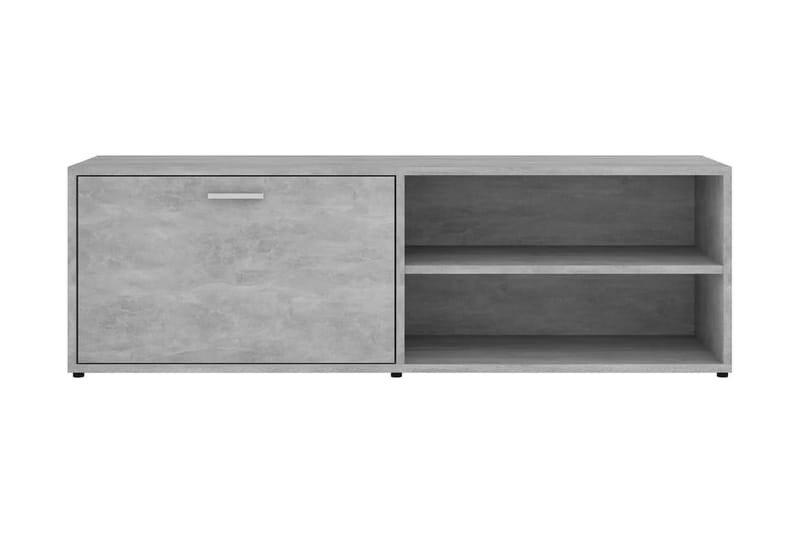 TV-taso betoninharmaa 120x34x37 cm lastulevy - Harmaa - Huonekalut - TV- & Mediakalusteet - Tv taso & Mediataso