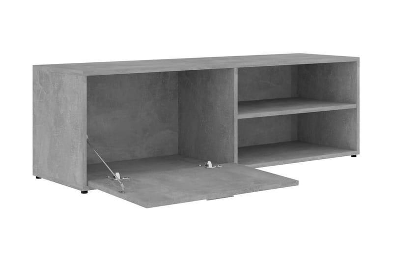 TV-taso betoninharmaa 120x34x37 cm lastulevy - Harmaa - Huonekalut - TV- & Mediakalusteet - Tv taso & Mediataso