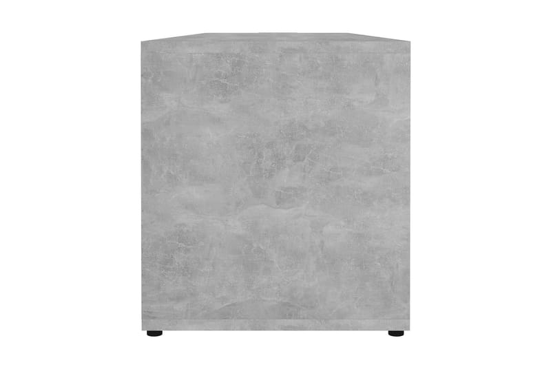TV-taso betoninharmaa 120x34x37 cm lastulevy - Harmaa - Huonekalut - TV- & Mediakalusteet - Tv taso & Mediataso