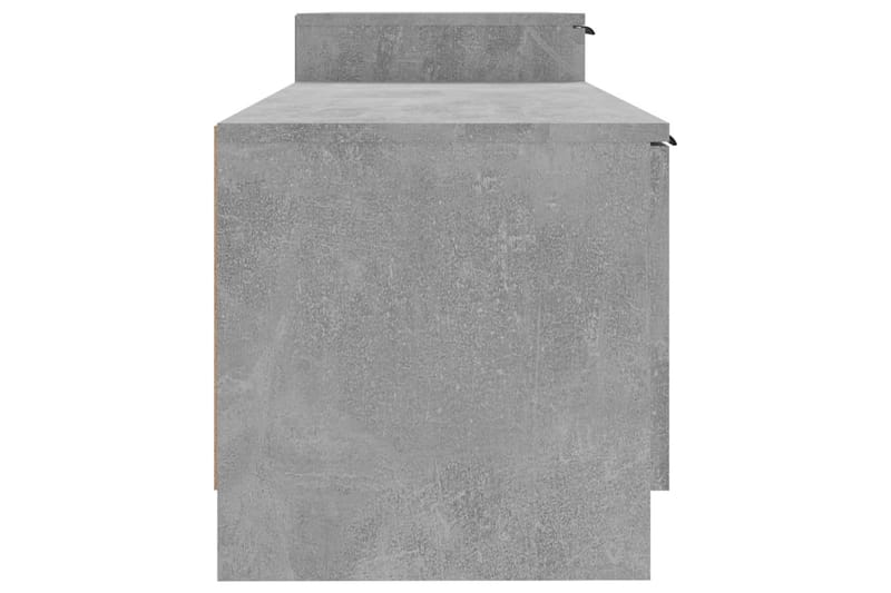 TV-taso betoninharmaa 158,5x36x45 cm tekninen puu - Harmaa - Huonekalut - TV- & Mediakalusteet - Tv taso & Mediataso