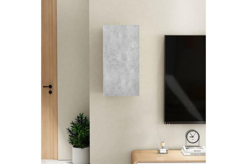 TV-taso betoninharmaa 30,5x30x60 cm lastulevy - Huonekalut - TV- & Mediakalusteet - Tv taso & Mediataso
