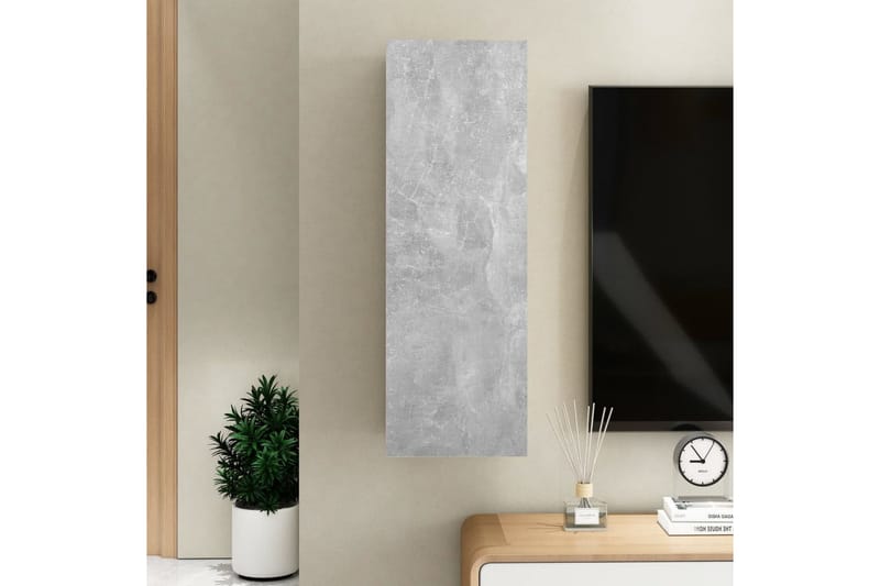 TV-taso betoninharmaa 30,5x30x90 cm lastulevy - Huonekalut - TV- & Mediakalusteet - Tv taso & Mediataso