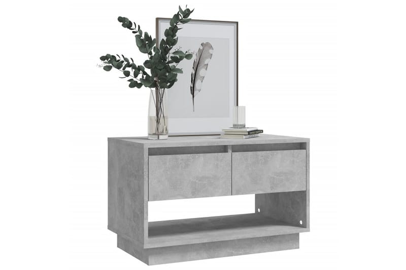 TV-taso betoninharmaa 70x41x44 cm lastulevy - Harmaa - Huonekalut - TV- & Mediakalusteet - Tv taso & Mediataso