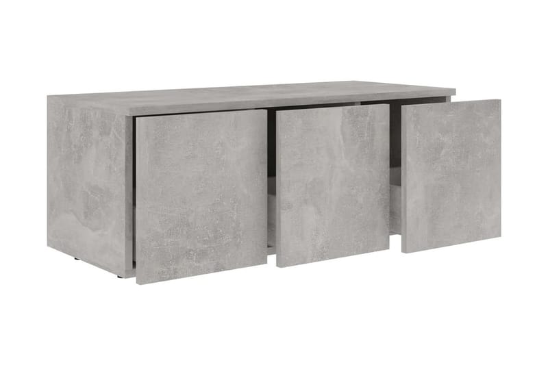 TV-taso betoninharmaa 80x34x30 cm lastulevy - Huonekalut - TV- & Mediakalusteet - Tv taso & Mediataso