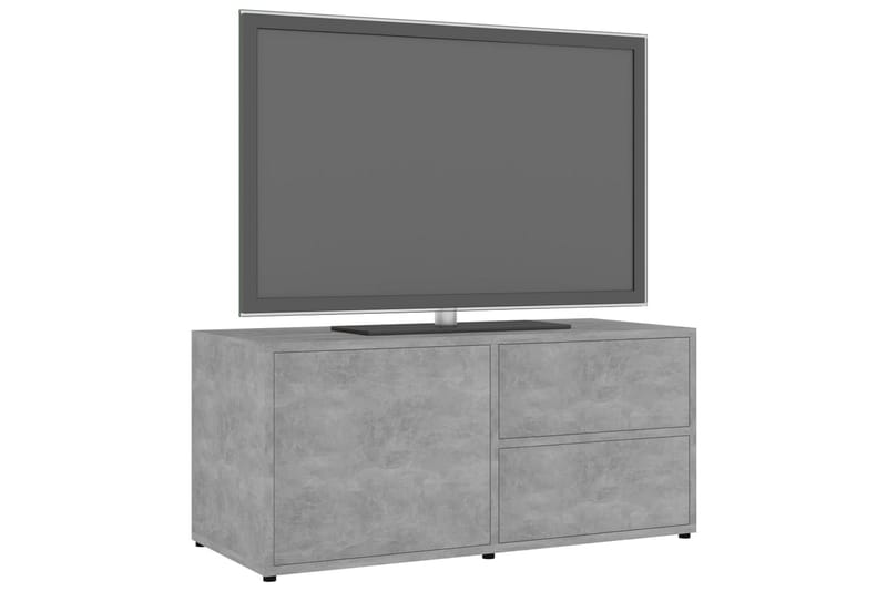 TV-taso betoninharmaa 80x34x36 cm lastulevy - Huonekalut - TV- & Mediakalusteet - Tv taso & Mediataso