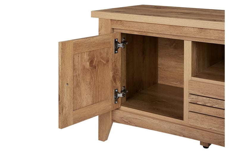 TV-taso Bevins 138 cm - Puu/Luonnonväri - Huonekalut - TV- & Mediakalusteet - Tv taso & Mediataso