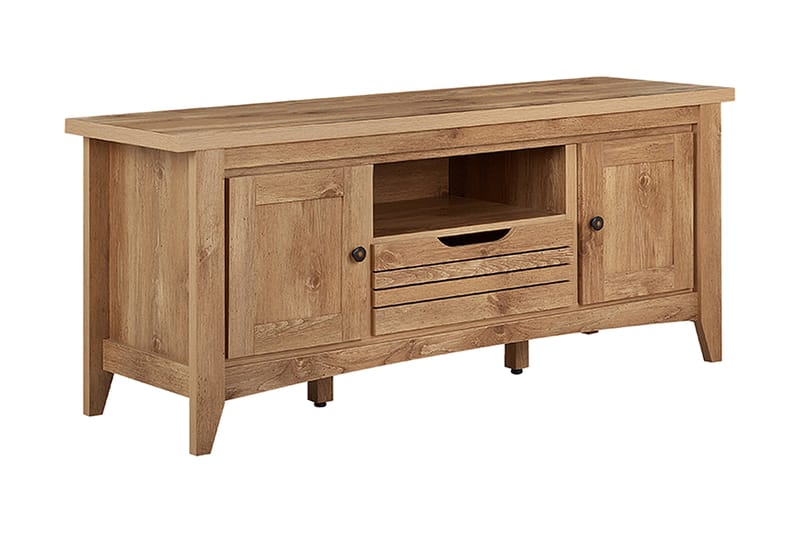 TV-taso Bevins 138 cm - Puu/Luonnonväri - Huonekalut - TV- & Mediakalusteet - Tv taso & Mediataso