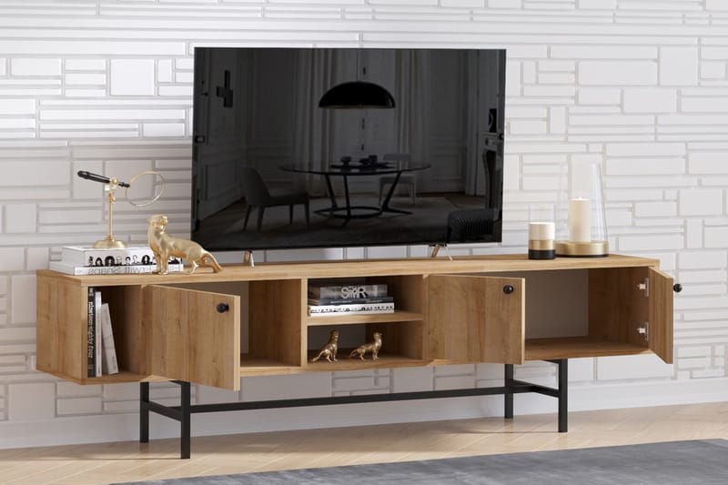 TV-taso Bocketorp 180 cm - Ruskea - Huonekalut - TV- & Mediakalusteet - Tv taso & Mediataso