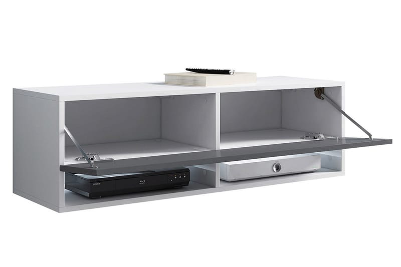 TV-taso Bulvine 100x32x30 cm - Valkoinen - Huonekalut - TV- & Mediakalusteet - Tv taso & Mediataso