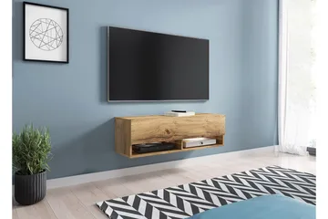 TV-taso Bulvine 100x32x30 cm - Valkoinen - Huonekalut - TV- & Mediakalusteet - Tv taso & Mediataso
