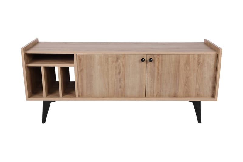 TV-taso Cabni 150 cm - Luonnonväri/Musta - Huonekalut - TV- & Mediakalusteet - Tv taso & Mediataso