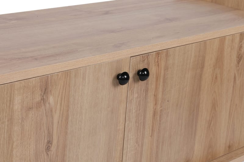 TV-taso Cabni 150 cm - Luonnonväri/Musta - Huonekalut - TV- & Mediakalusteet - Tv taso & Mediataso