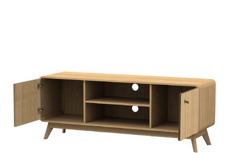 TV-taso Caitlyn 140 cm - Luonnonväri - Huonekalut - TV- & Mediakalusteet - Tv taso & Mediataso