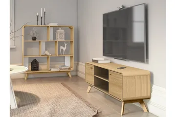 TV-taso Caitlyn 140 cm - Luonnonväri - Huonekalut - TV- & Mediakalusteet - Tv taso & Mediataso