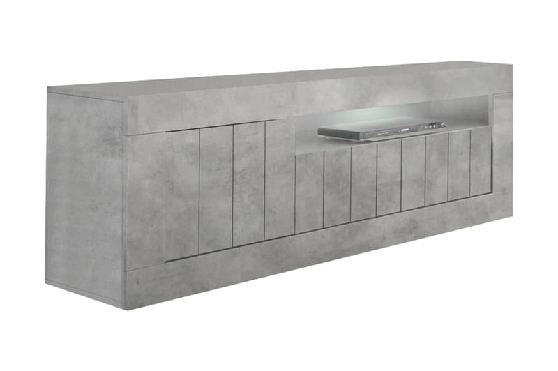 TV-taso Calpino 138 cm - Harmaameleerattu - Huonekalut - TV- & Mediakalusteet - Tv taso & Mediataso