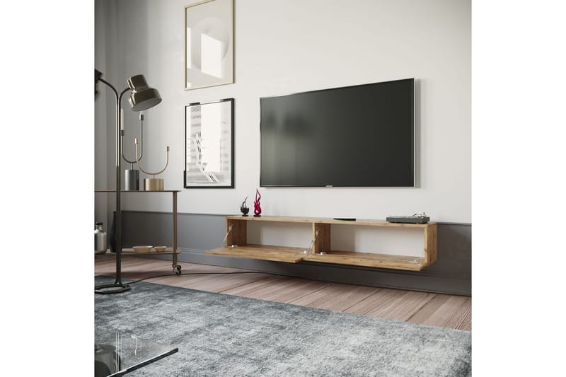 TV-taso Calrin 180 cm - Luonnonväri - Huonekalut - TV- & Mediakalusteet - Tv taso & Mediataso