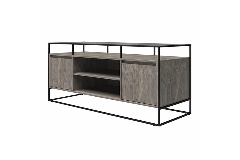 TV-taso Camley 136,6x49,8 cm Harmaa - Dorel Home - Huonekalut - TV- & Mediakalusteet - Tv taso & Mediataso