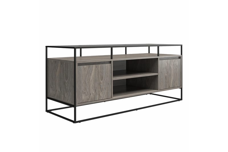 TV-taso Camley 136,6x49,8 cm Harmaa - Dorel Home - Huonekalut - TV- & Mediakalusteet - Tv taso & Mediataso