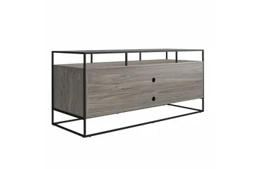 TV-taso Camley 136,6x49,8 cm Harmaa - Dorel Home - Huonekalut - TV- & Mediakalusteet - Tv taso & Mediataso