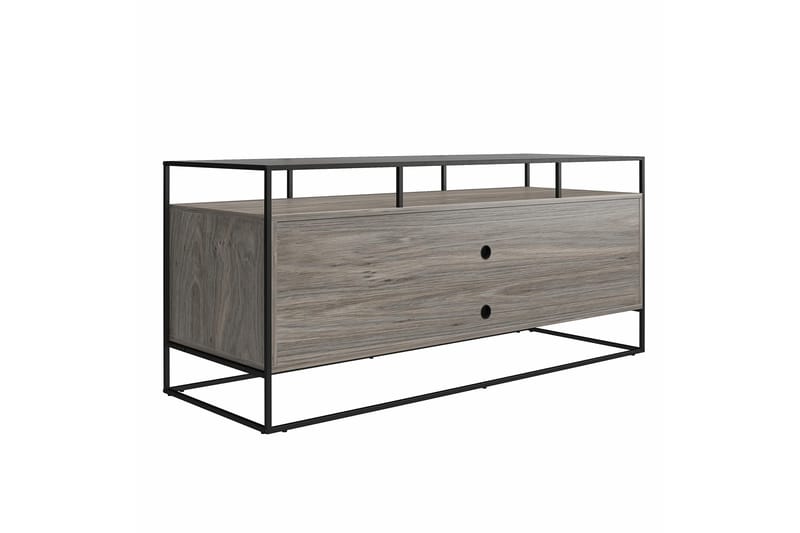 TV-taso Camley 136,6x49,8 cm Harmaa - Dorel Home - Huonekalut - TV- & Mediakalusteet - Tv taso & Mediataso