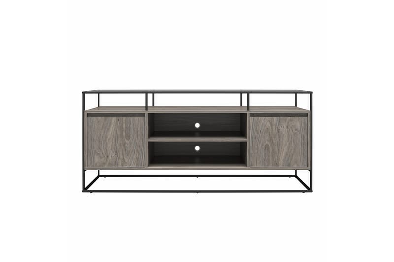 TV-taso Camley 136,6x49,8 cm Harmaa - Dorel Home - Huonekalut - TV- & Mediakalusteet - Tv taso & Mediataso
