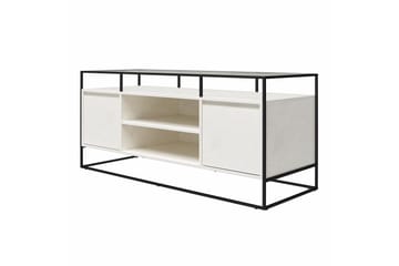 TV-taso Camley 136,6x49,8 cm Valkoinen - Dorel Home - Huonekalut - TV- & Mediakalusteet - Tv taso & Mediataso