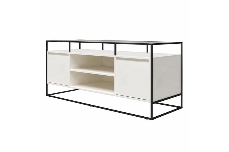 TV-taso Camley 136,6x49,8 cm Valkoinen - Dorel Home - Huonekalut - TV- & Mediakalusteet - Tv taso & Mediataso