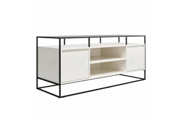 TV-taso Camley 136,6x49,8 cm Valkoinen - Dorel Home - Huonekalut - TV- & Mediakalusteet - Tv taso & Mediataso